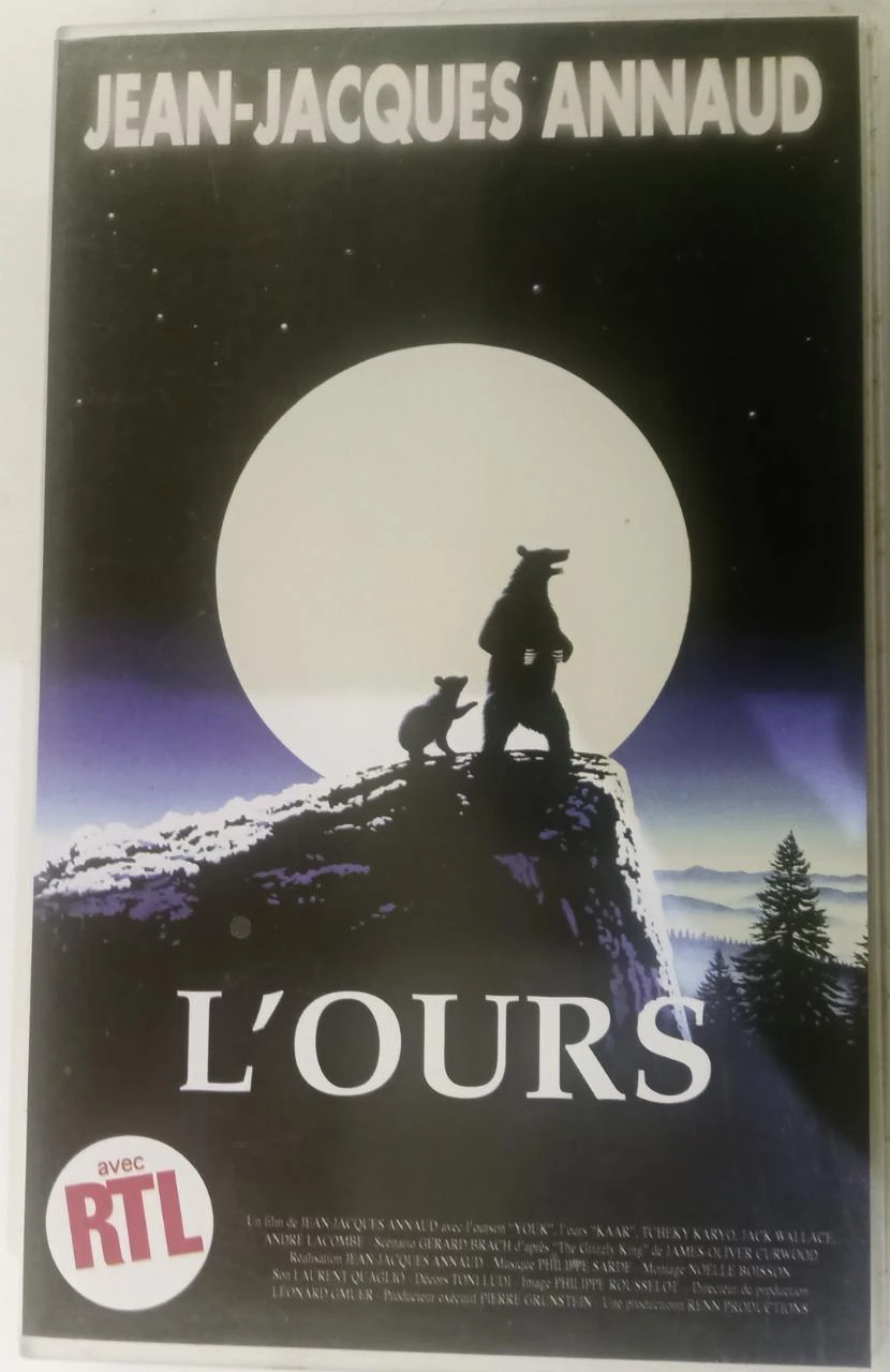 L’Ours de Jean-Jacques Annaud en VHS